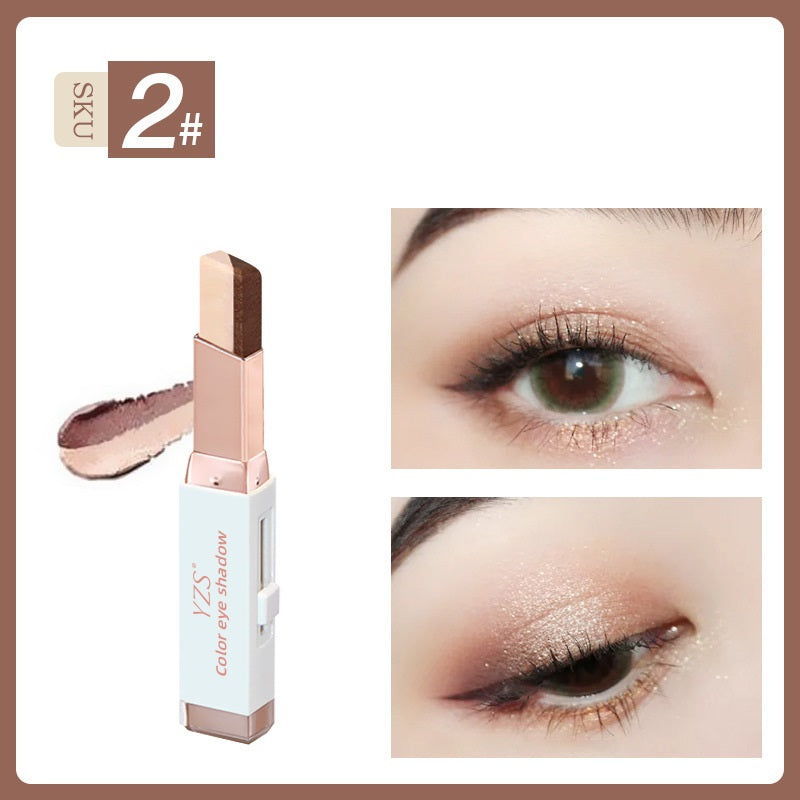 YZS Velvet Gradient Two-color Eyeshadow Stick