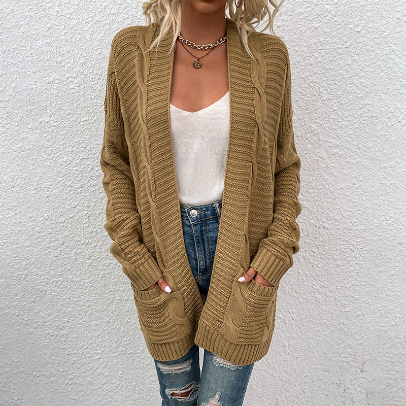 Drizzle Twist Cardigan Sweater