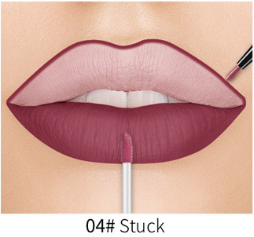 Matte Nonstick Liquid  Double Lip Gloss Pen