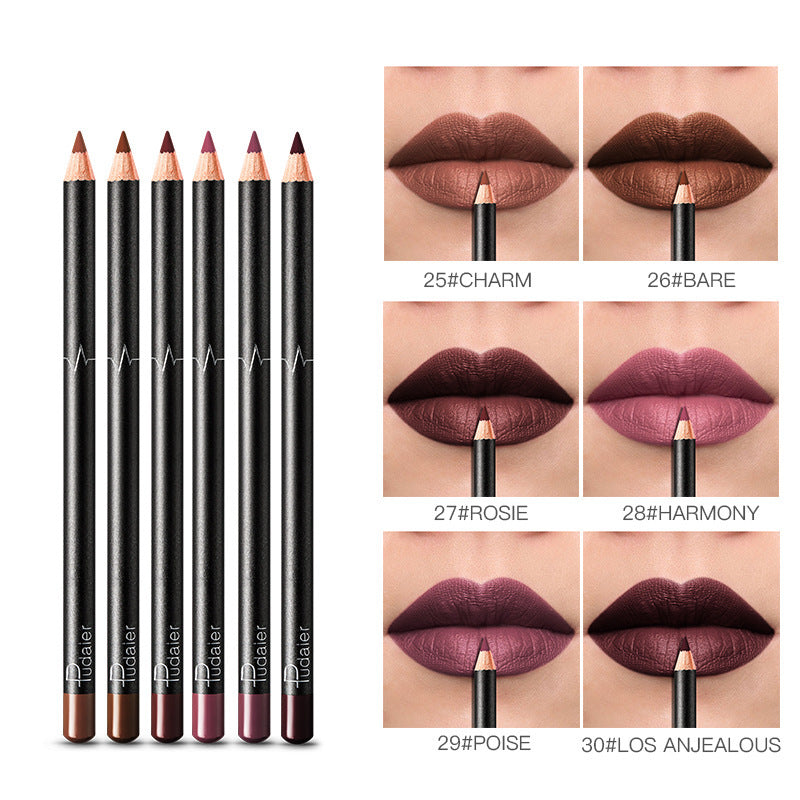 36 Color Lip Liner Waterproof