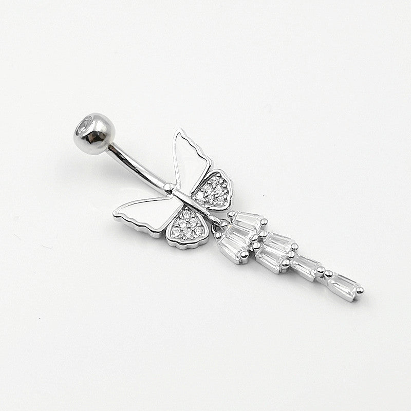 Butterfly Navel Stud Piercing