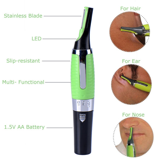 Water Resistant Nose Ear Hair Trimmer