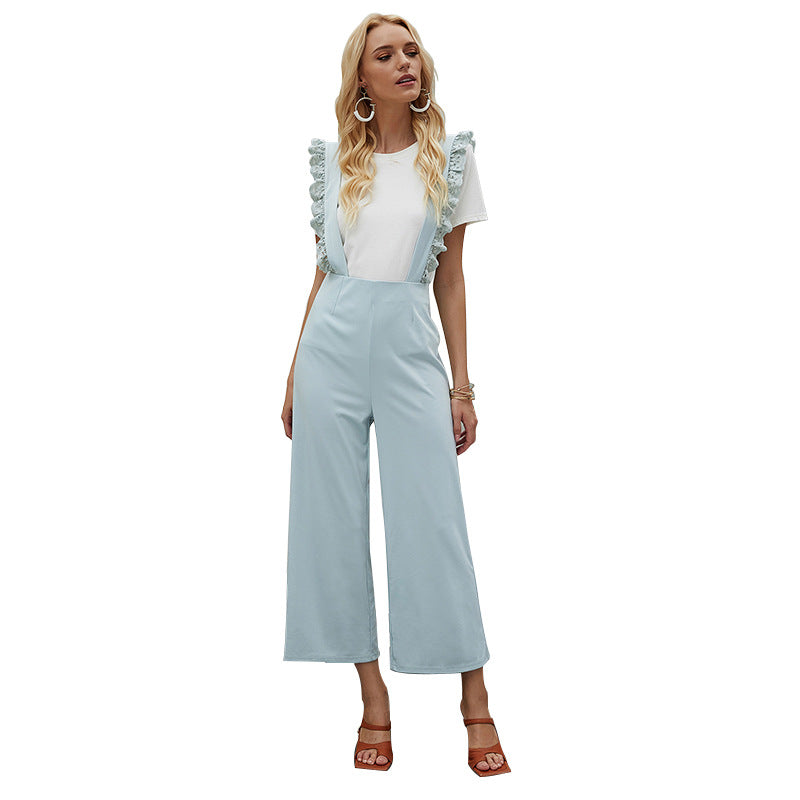 Loose High Waist  Casual Women Jumpsuit