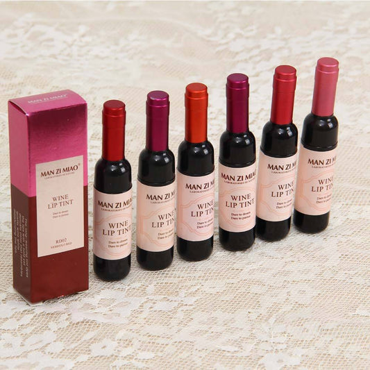 Red Wine Bottle Lip Gloss Matte