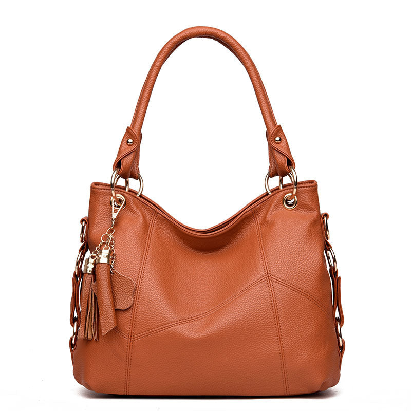 Soft leather cross-body  bag