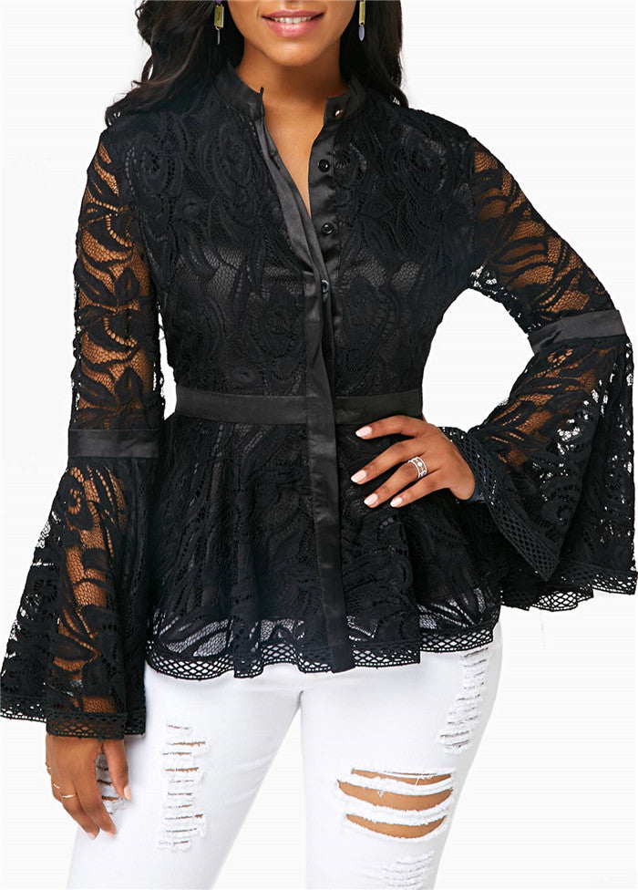 Lace Blouse Tops