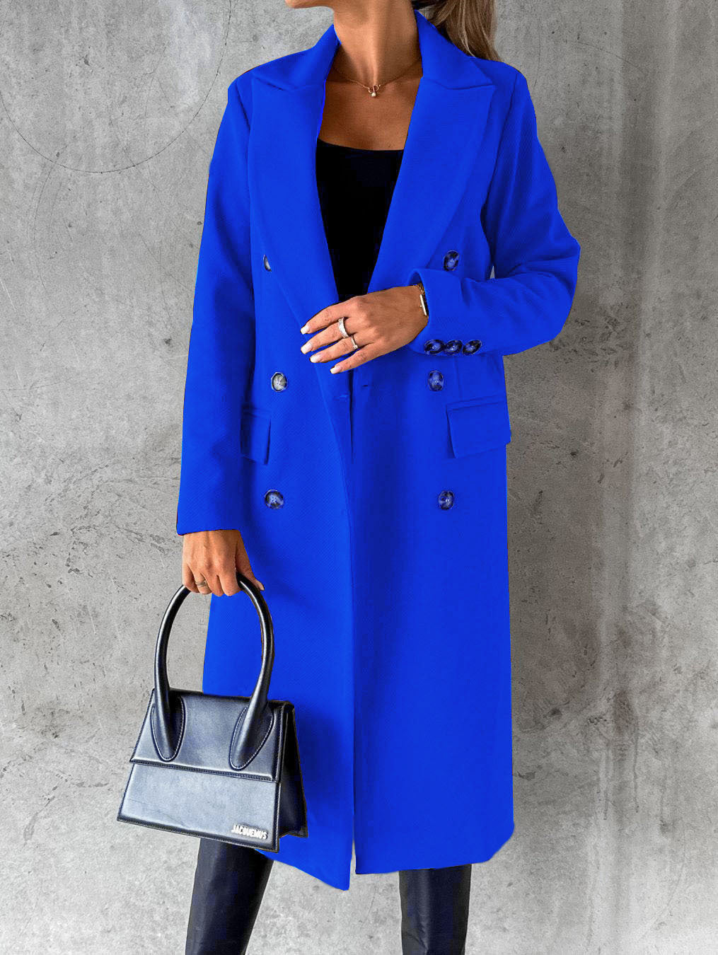 Long Sleeve Lapel Winter Coat