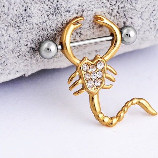 Stainless Steel Scorpion Body Piercing