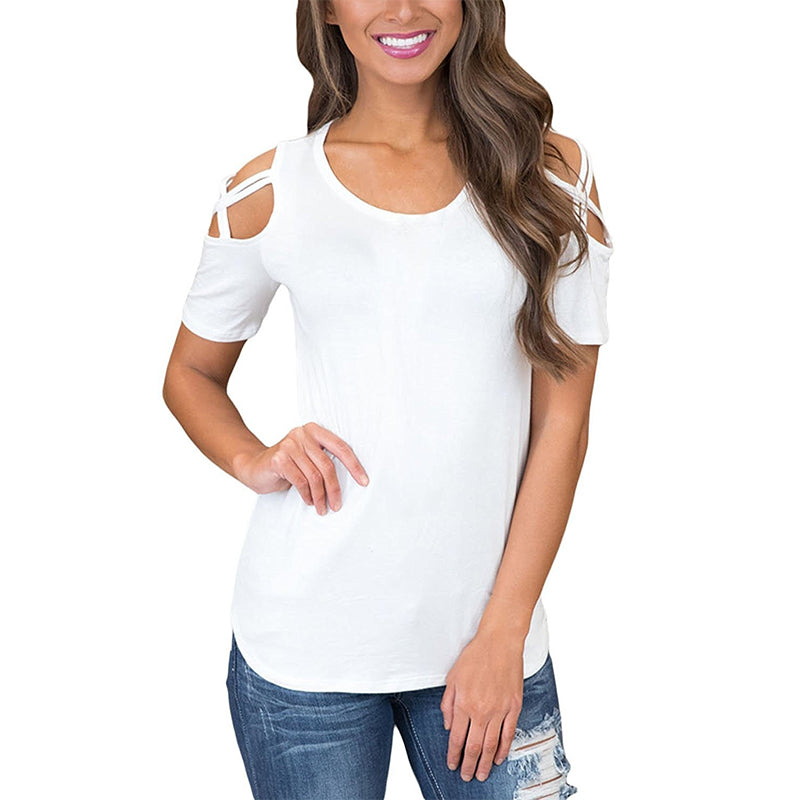 Printed Strapless T-shirt