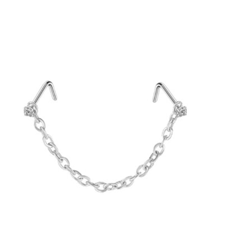 Stainless Steel  Nose chain Piercing