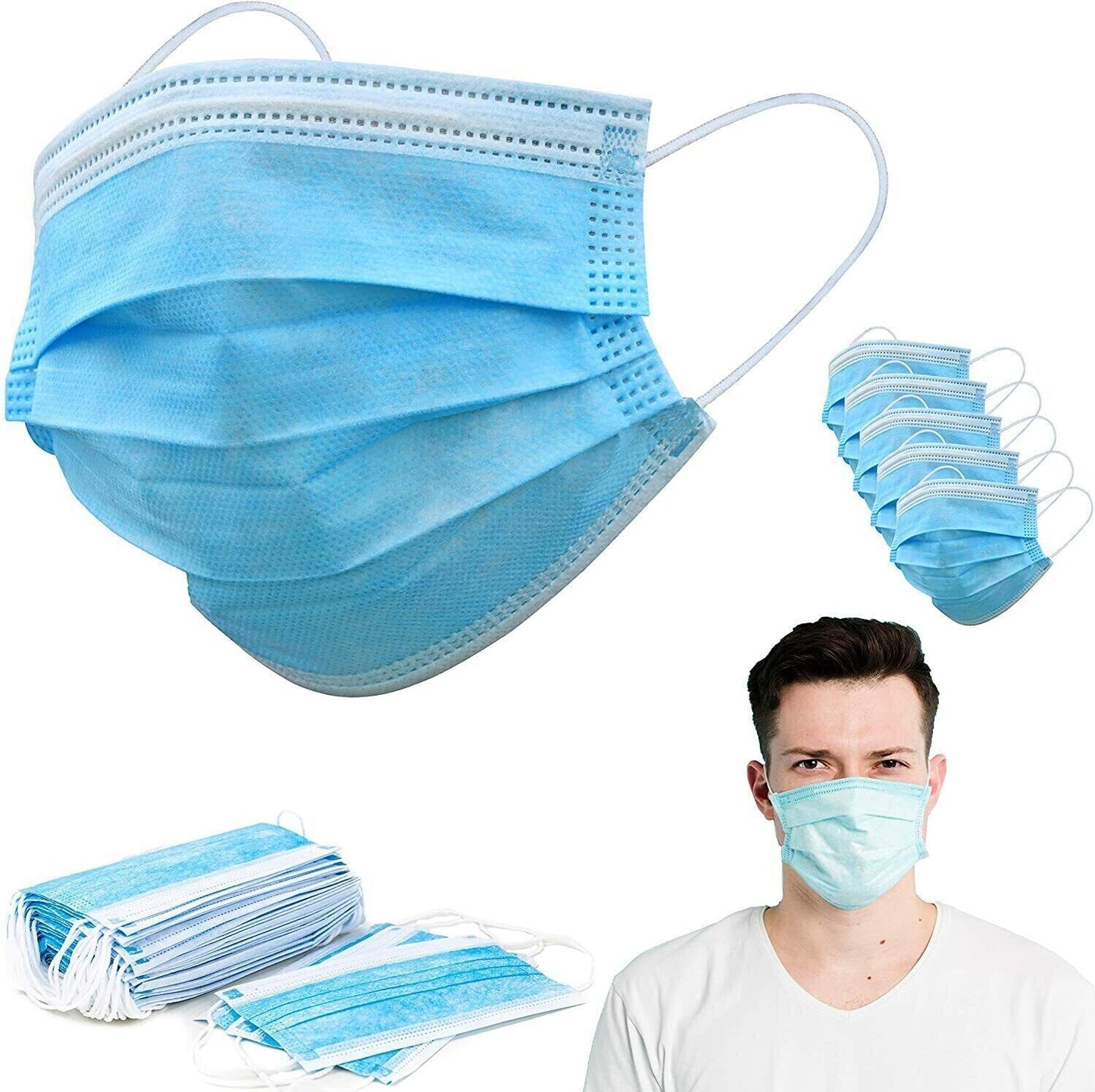 1000 Pcs Disposable Face Mask Non Medical