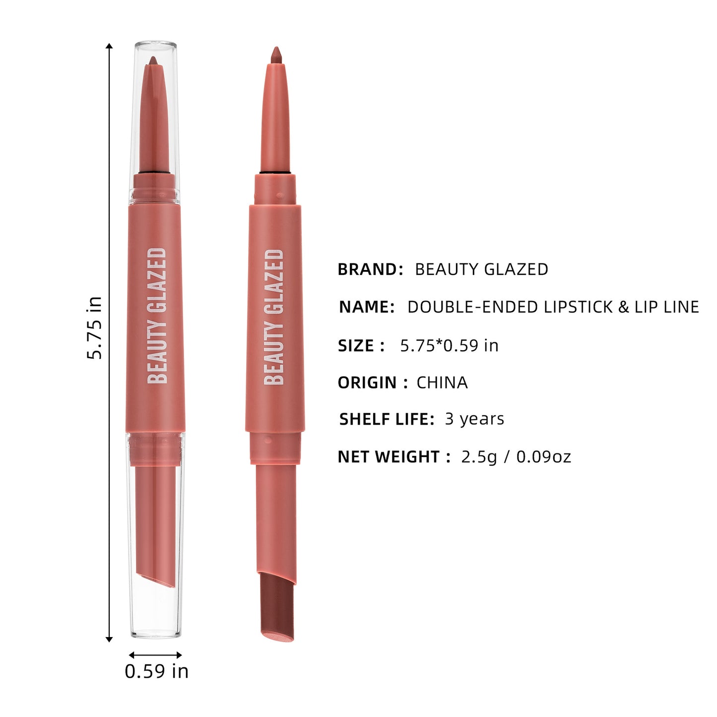 Double-headed Matte  Lipstick Lip Liner