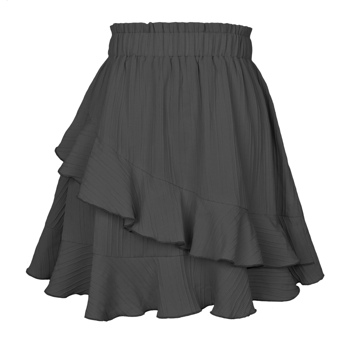 Ruffled Skirt  High Waist