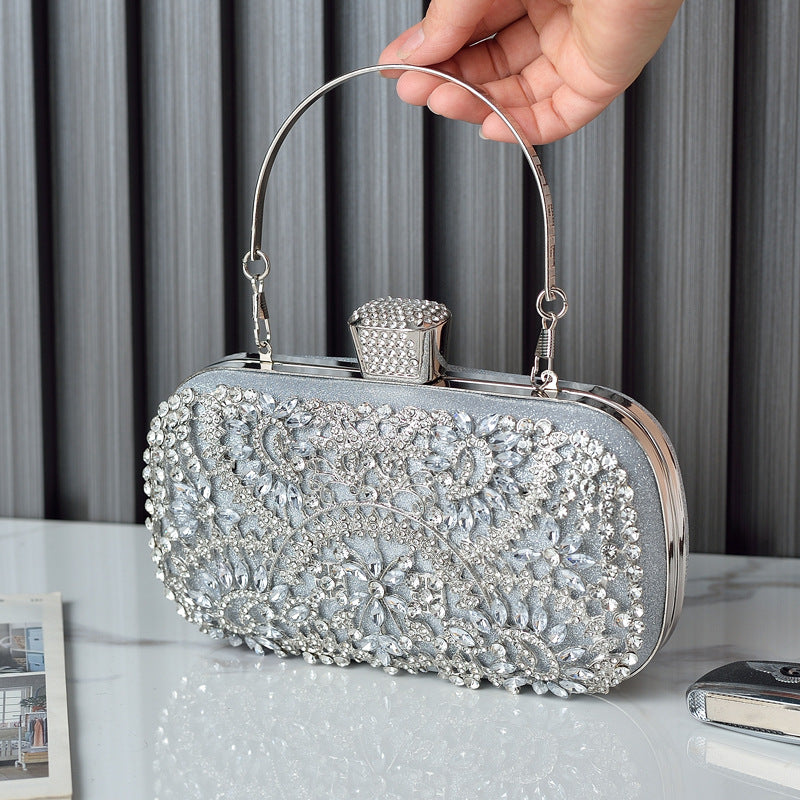 Casual Diamond Clutch Shoulder Bag