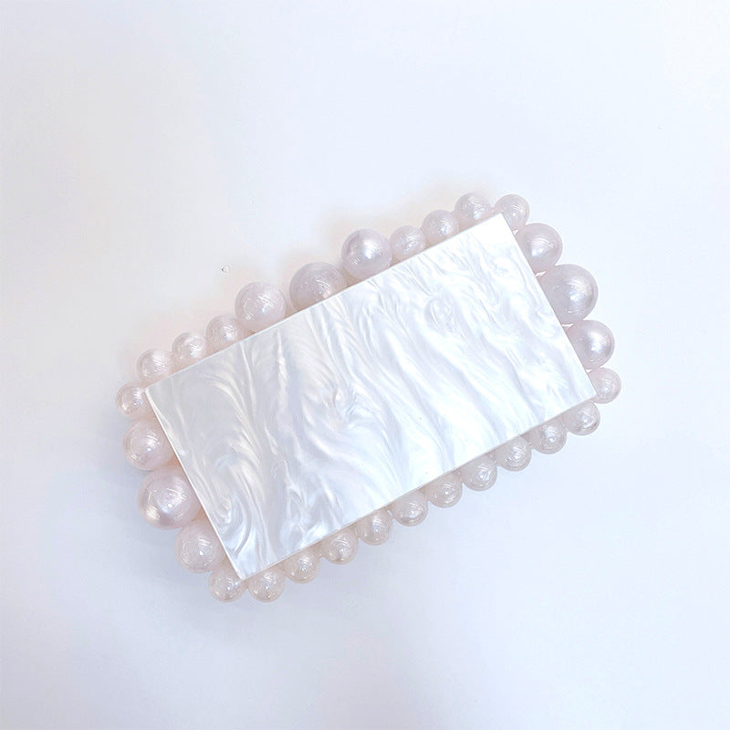 New Acrylic Cloud Clutch Bag