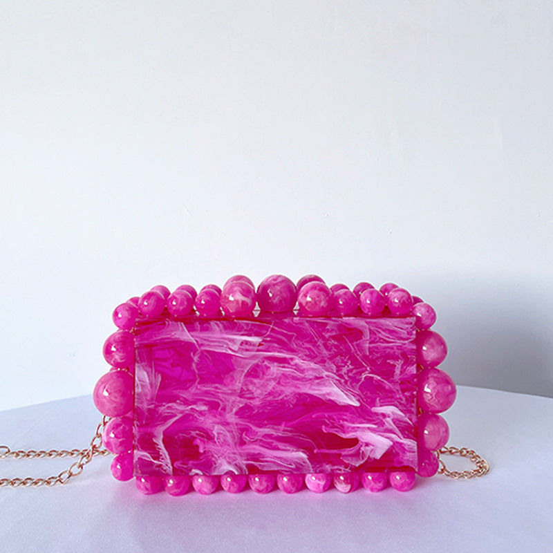 New Acrylic Cloud Clutch Bag