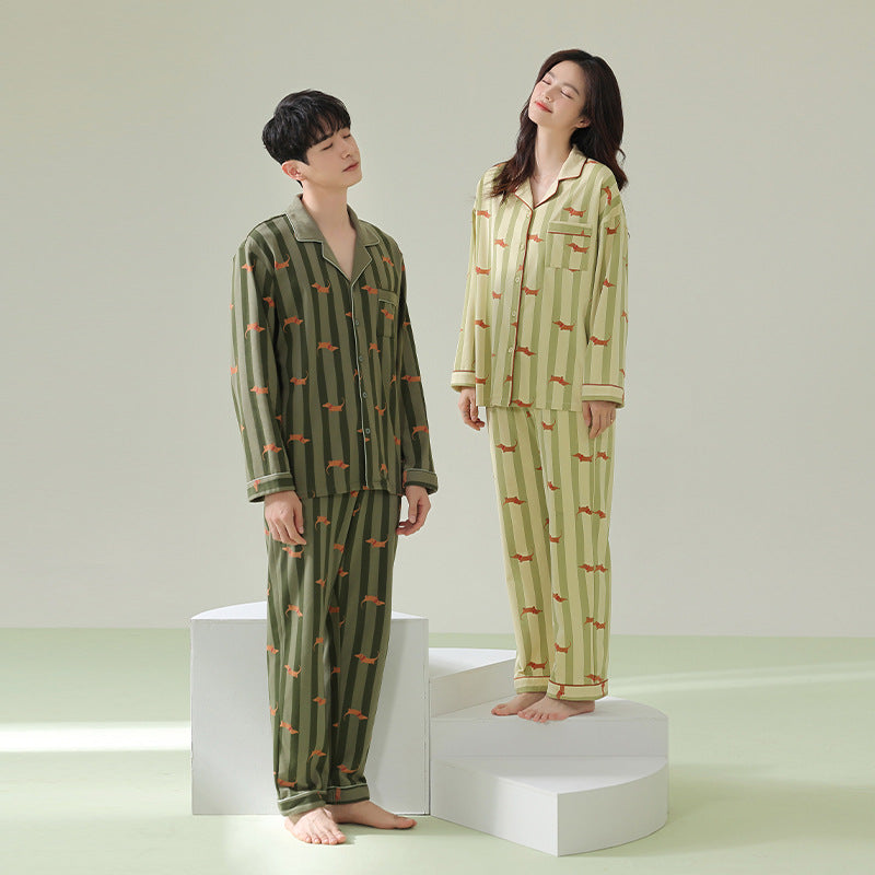 Cotton Long-sleeved Pajamas