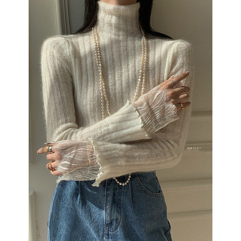 Mohair Turtleneck Sweater