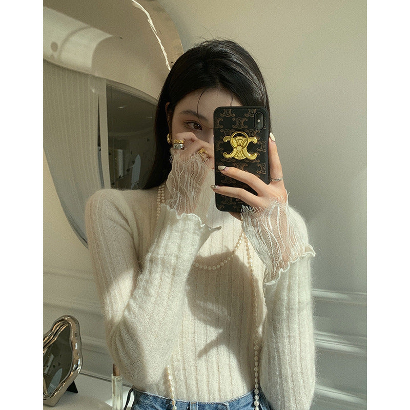 Mohair Turtleneck Sweater