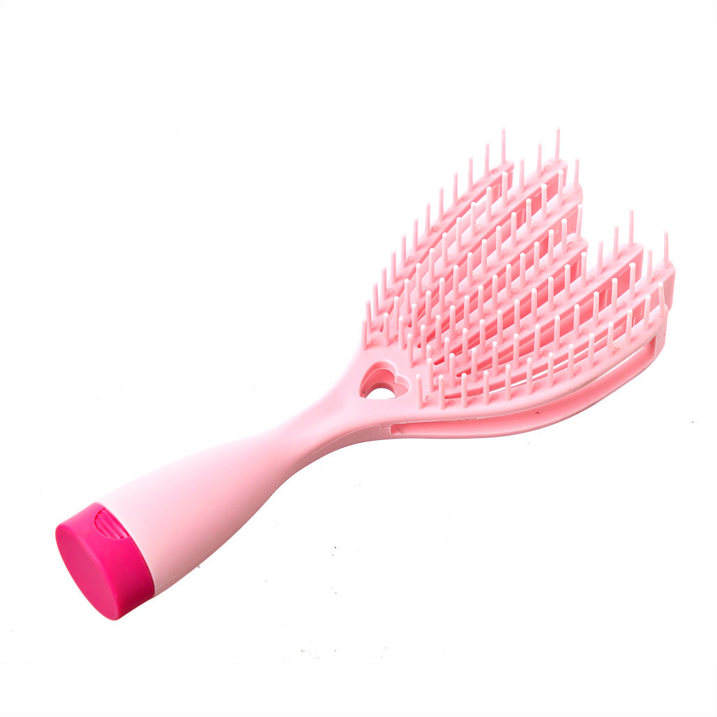 1pc Massage Hair Comb - Haircare Heatless Tool For Women And Men