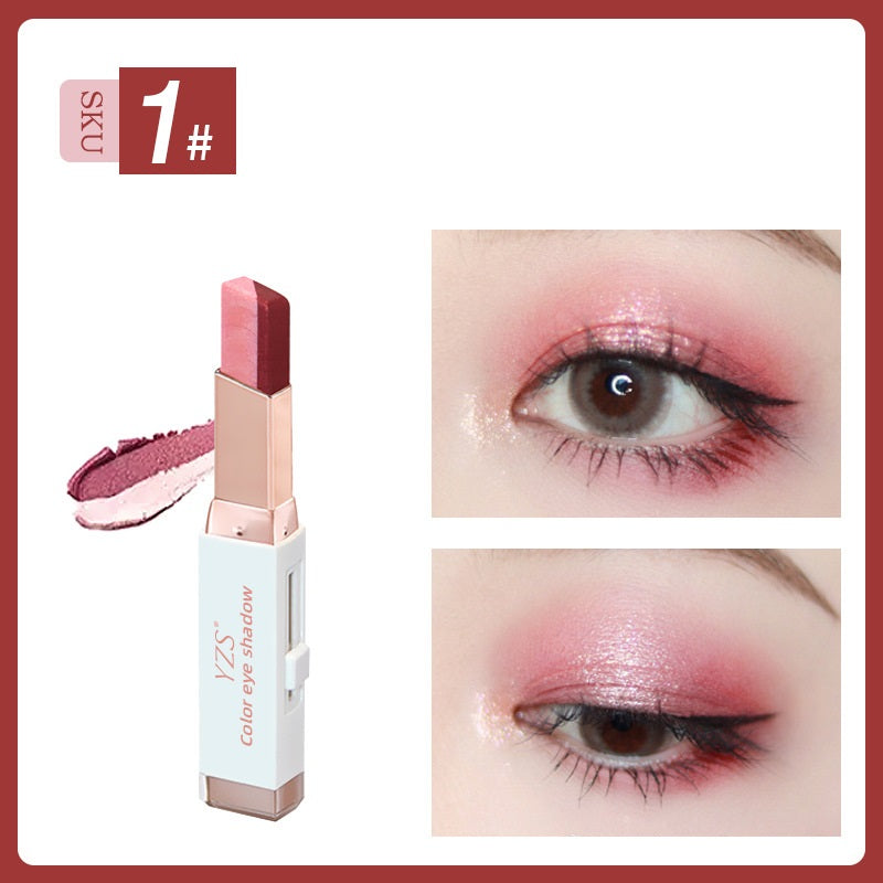 YZS Velvet Gradient Two-color Eyeshadow Stick