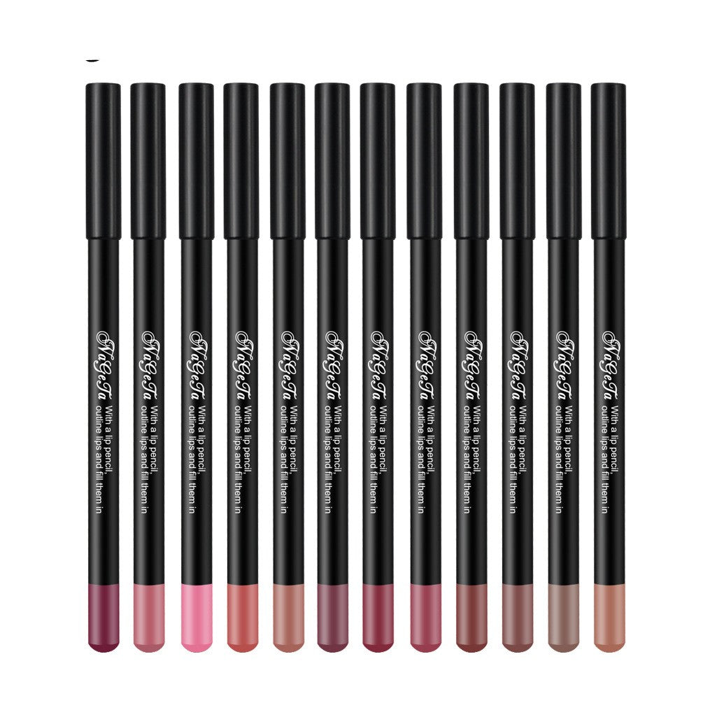 12 Colors Matte Lip Liner