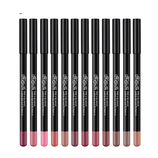 12 Colors Matte Lip Liner