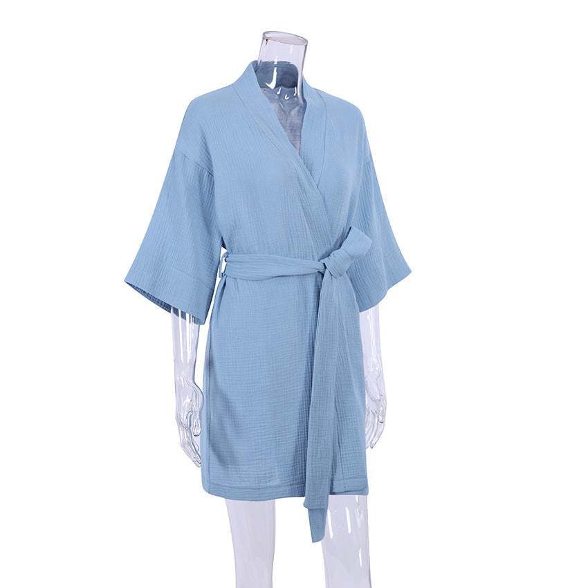 Sweat Steaming Bathrobe Leisure Ladies' Homewear