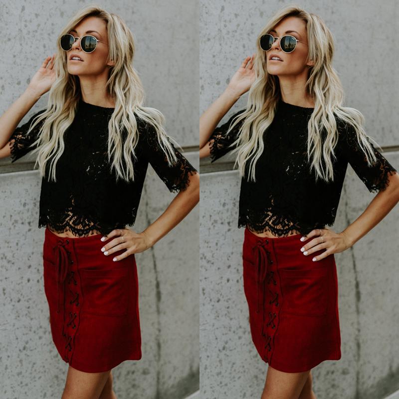 Casual Lace Tops Shirt