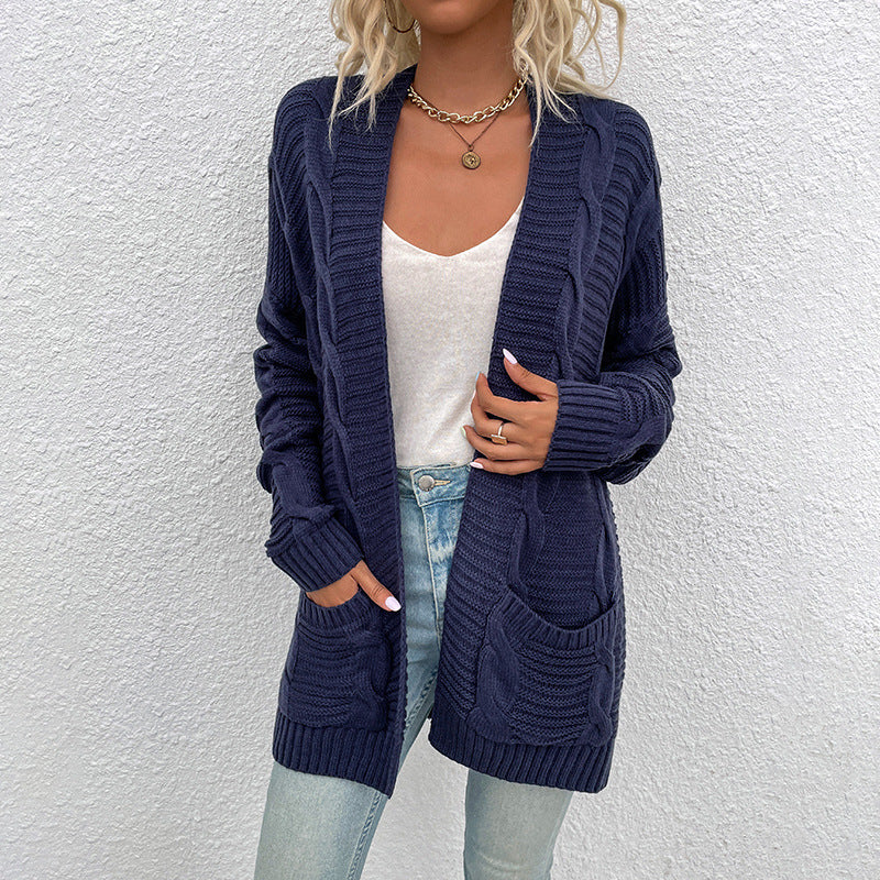 Drizzle Twist Cardigan Sweater