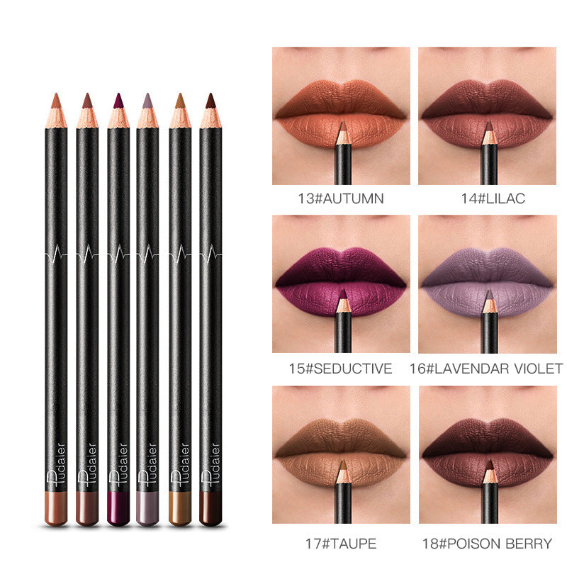 36 Color Lip Liner Waterproof