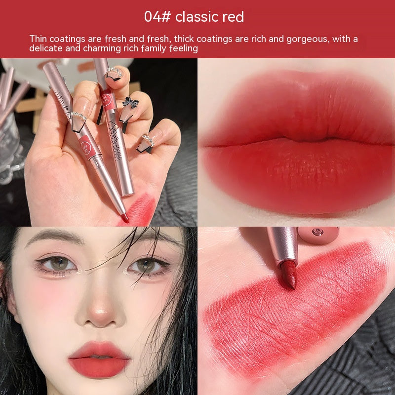 Rotating Lip Liner Lipstick Pen Waterproof And Durable Matte