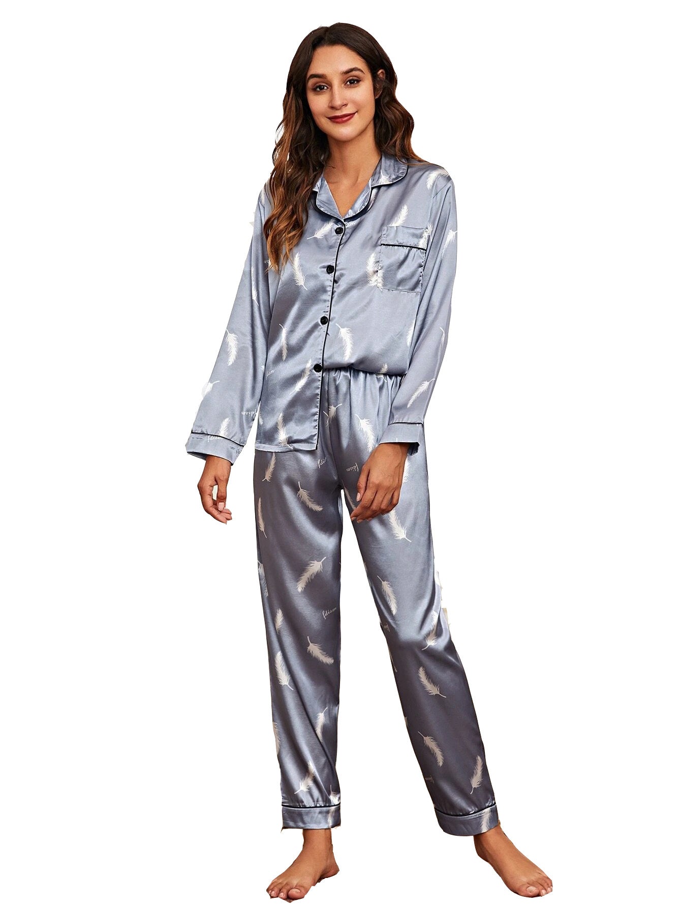 Long Sleeve Tops And Pants  Sleepwear