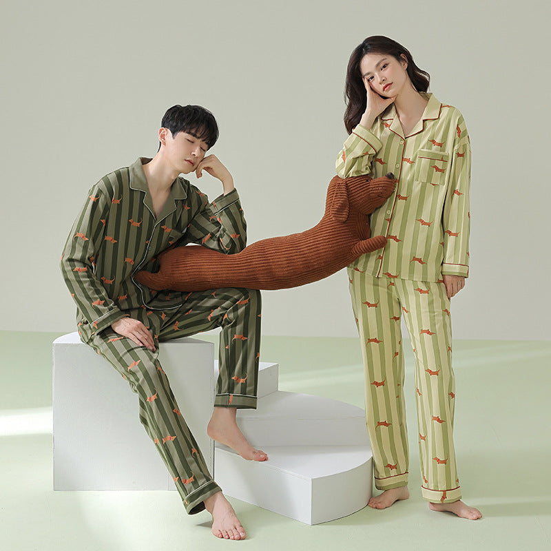 Cotton Long-sleeved Pajamas