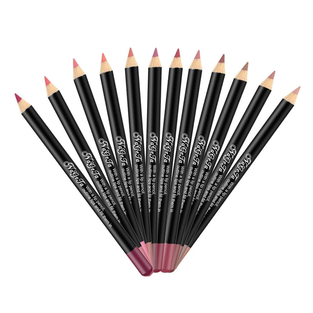 12 Colors Matte Lip Liner