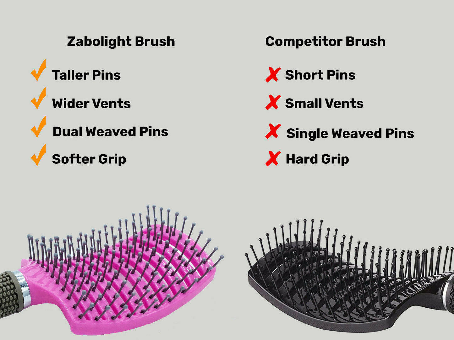 Curly Detangle Hair Brush For Salon Hairdressing