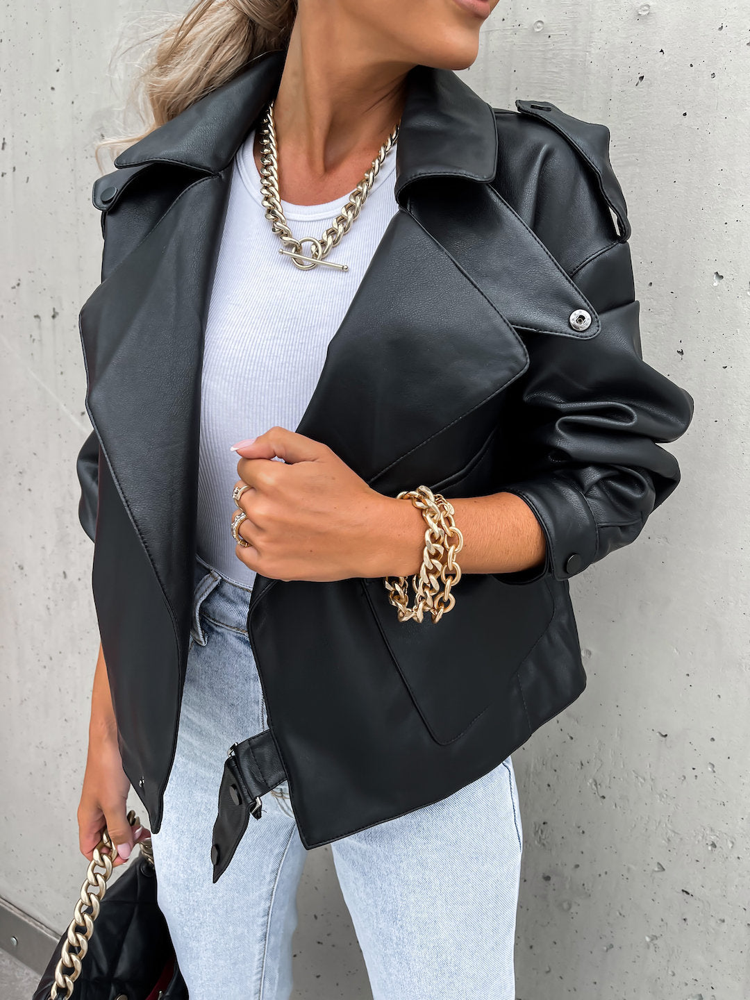 Women Leather Jacket