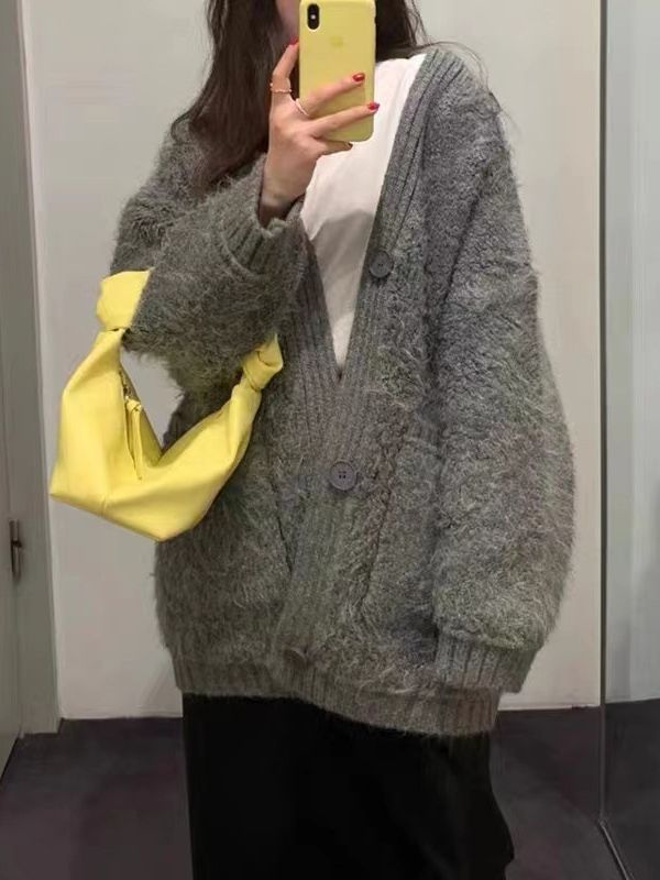 Knitted Cardigan Sweater