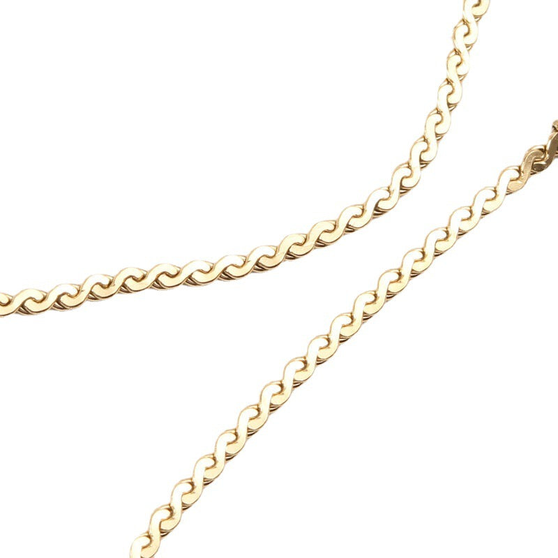 Titanium Steel Gold Plated Necklace