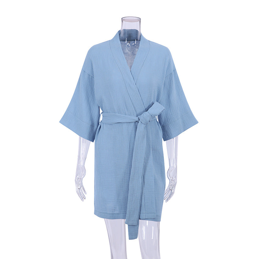 Sweat Steaming Bathrobe Leisure Ladies' Homewear